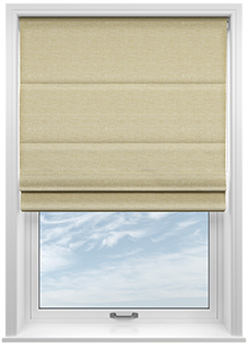 Sinclair, Cream Citrine - Roman Blind